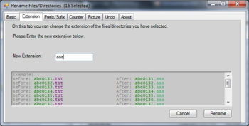 Multi File Directory Renamer screenshot 5