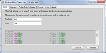 Multi File Directory Renamer screenshot 6