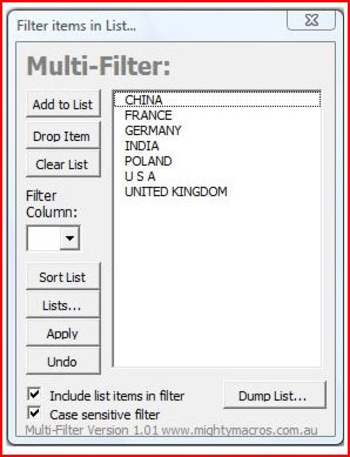 Multi-Filter screenshot