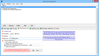 Multi ID3 Tag Editor screenshot 3