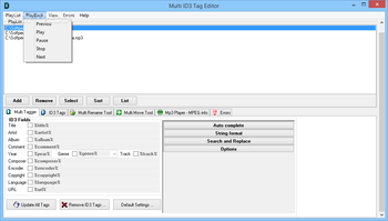 Multi ID3 Tag Editor screenshot 7