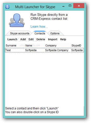 Multi Launcher for Skype screenshot