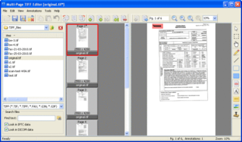 Multi-Page TIFF Editor screenshot