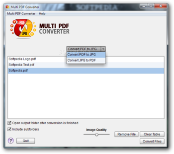 Multi PDF Converter screenshot