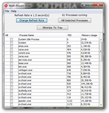 Multi-Process Killer screenshot