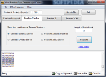 Multi Random Data Generator screenshot 2