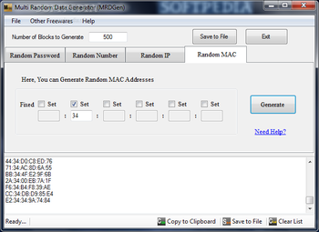 Multi Random Data Generator screenshot 4