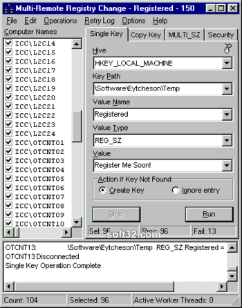 Multi-Remote Registry Change screenshot 2