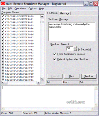 Multi-Remote Shutdown Manager screenshot 2