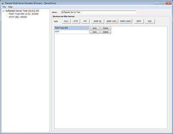 Multi Server Simulator screenshot