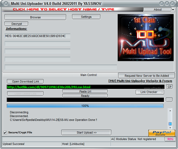 Multi Uni-Uploader screenshot