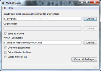 Multi Unpacker screenshot