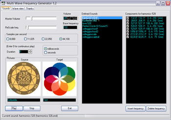 Multi Wave Frequency Generator screenshot