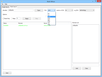 Multi Whois screenshot 3