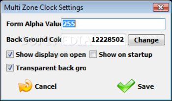 Multi Zone Clock screenshot 3
