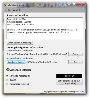MultiBackground screenshot