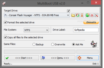 MultiBoot USB screenshot