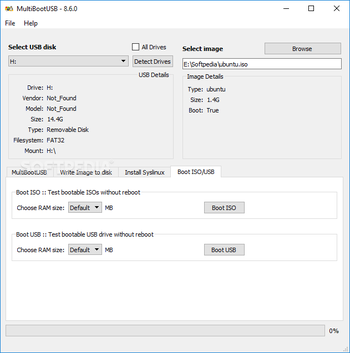 MultiBootUSB screenshot 3