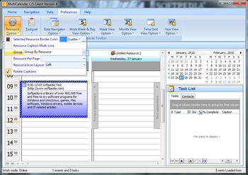 MultiCalendar Client/Server Edition screenshot 5