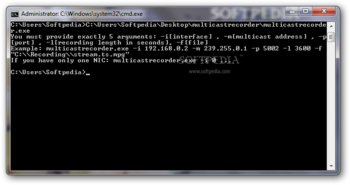 MulticastRecorder screenshot