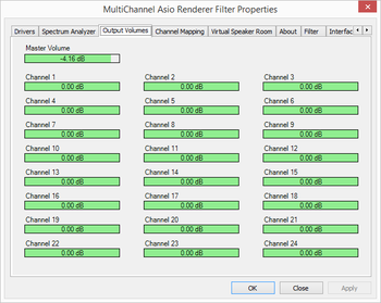 Multichannel ASIO DirectShow Renderer screenshot 4