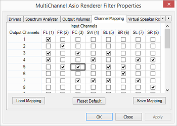 Multichannel ASIO DirectShow Renderer screenshot 5
