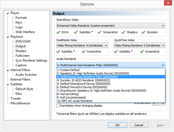 Multichannel ASIO DirectShow Renderer screenshot 7