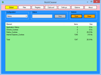 MultiCleaner screenshot