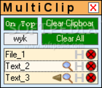 MultiClip screenshot