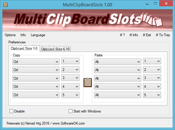 MultiClipBoardSlots screenshot