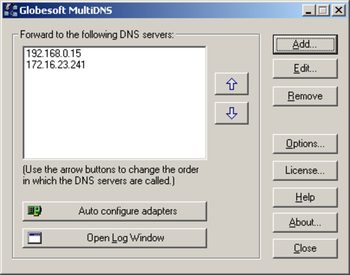 MultiDNS screenshot 2