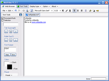 MultiDoc screenshot