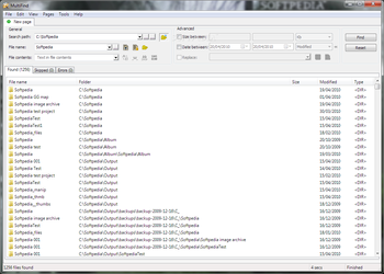 MultiFind screenshot