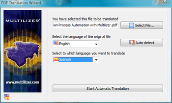 Multilizer PDF Translator screenshot 1