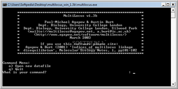 Multilocus screenshot