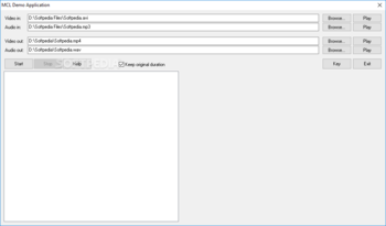 Multimedia Conversion Library screenshot