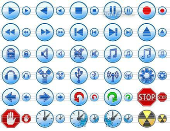 Multimedia Toolbar Icons screenshot 2