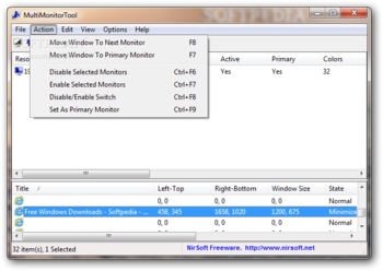 MultiMonitorTool screenshot 3