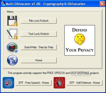 MultiObfuscator Cryptography & Obfuscation screenshot 2