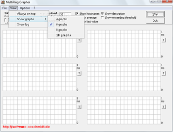 MultiPing Grapher screenshot 2