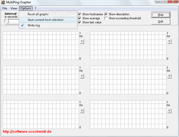 MultiPing Grapher screenshot 3