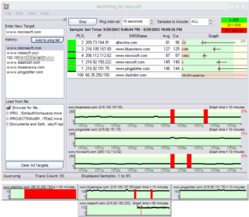 MultiPing screenshot 2