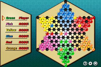 Multiplayer Chinese Checkers screenshot