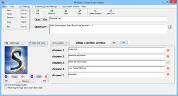 Multiple Choice Exam Maker screenshot 2