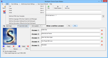 Multiple Choice Exam Maker screenshot 3