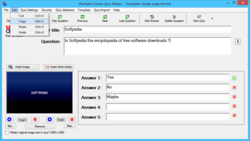 Multiple Choice Quiz Maker Express screenshot 2