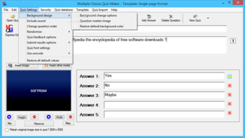 Multiple Choice Quiz Maker Express screenshot 3