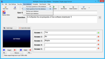 Multiple Choice Quiz Maker Express screenshot 5