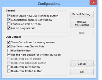 Multiple Choice Quizard screenshot 7