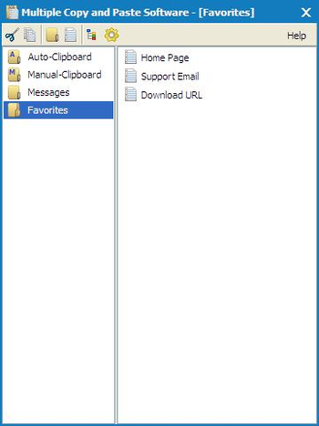 Multiple Copy and Paste Software screenshot